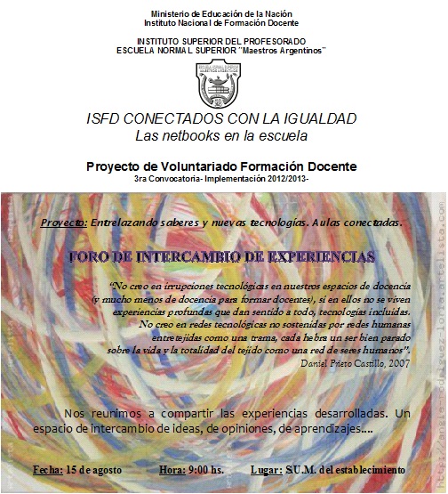 Foro Proyecto Voluntariado